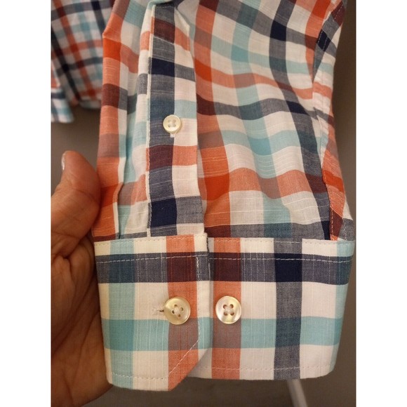 Van Heusen Striped Long Sleeve Slim Fit Button Down Shirt Size XXL 18-18 1/2 - Picture 8 of 16